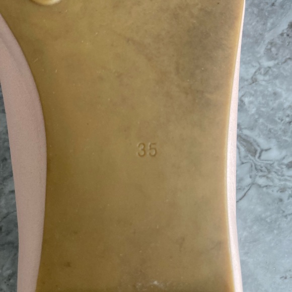 Marc by Marc Jacobs soft pink/blush leather ballet flats size 35 (5) - Picture 5 of 9